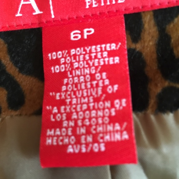 A Line Leopard Print Blazer - Picture 9 of 10